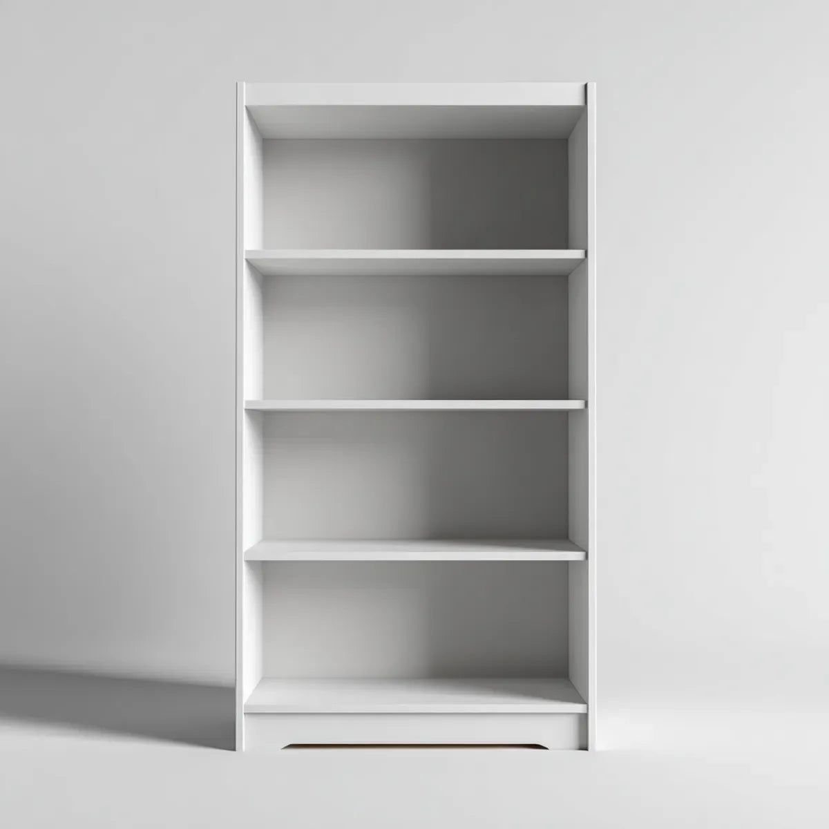 Étagère de rangement pour armoire blanche 50 x 40 x 200 cm en panneaux de particules mélaminés rectangulaire